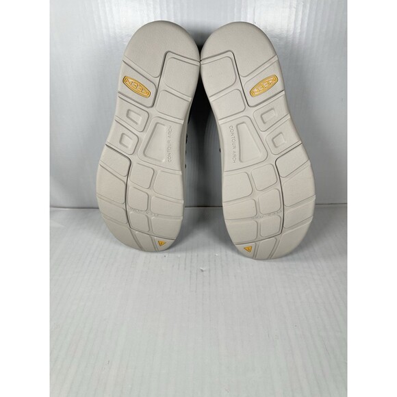 Size 10 Keen Uneek Black Tan Bright Aqua Mens Sport Sandals Shoes NEW